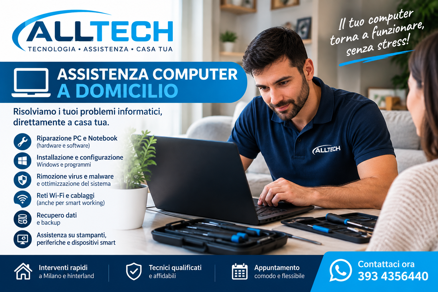 Assistenza computer a domicilio