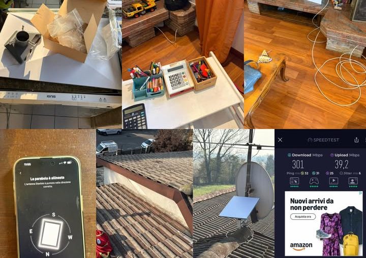 📍 Installazione Starlink a Cisliano (MI) Il cliente non era...