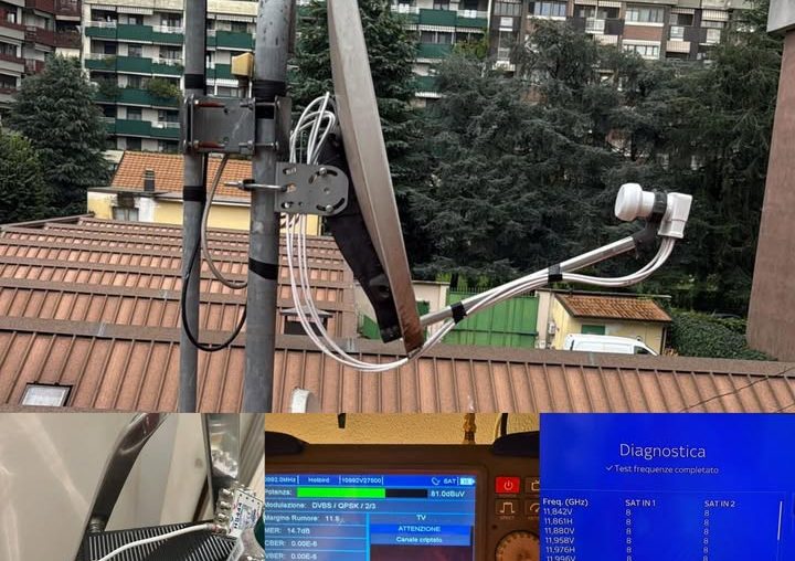 📡 Intervento ALLTECH in villa a Milano: segnale TV assente...