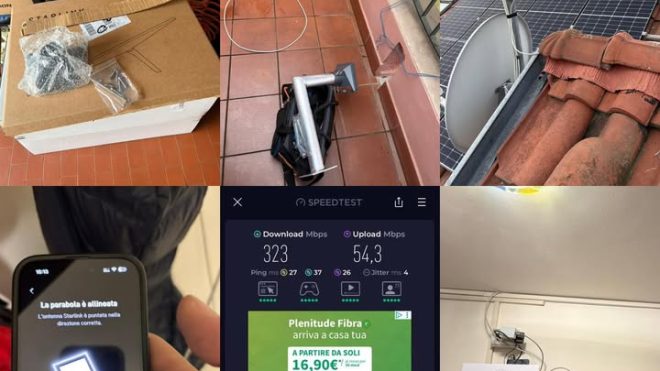 📡 Installazione Starlink in villa ad Arcore: da ADSL lentissima...