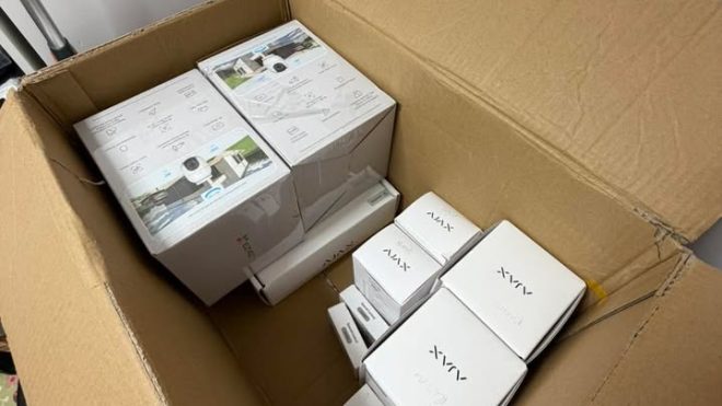 Preparazione materiale per installazione impianto d’allarme e videosorveglianza