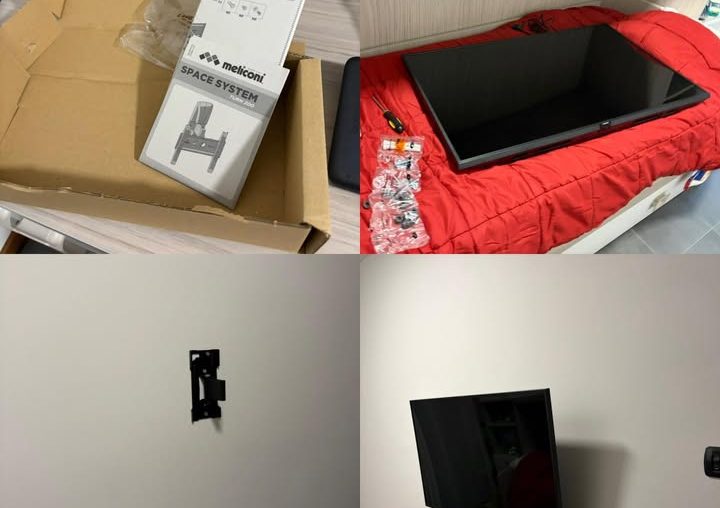 📺 Staffaggio TV in cameretta – Trezzano sul Naviglio Intervento...