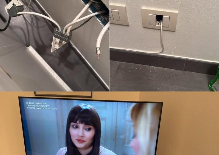 📺 Nuovo punto TV in camera a Milano Intervento svolto...