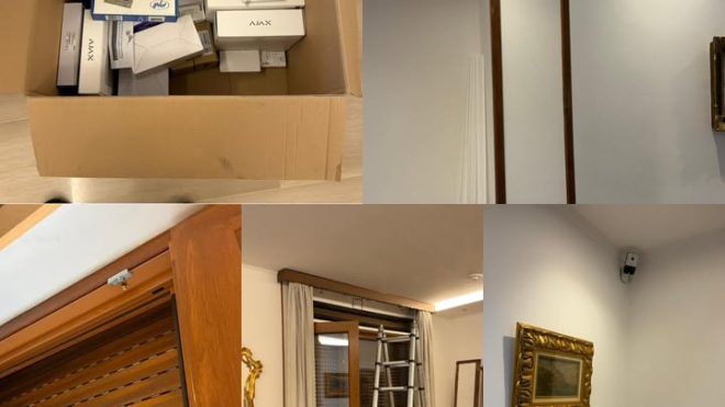 Impianto di sicurezza completo in appartamento a Milano Siamo...
