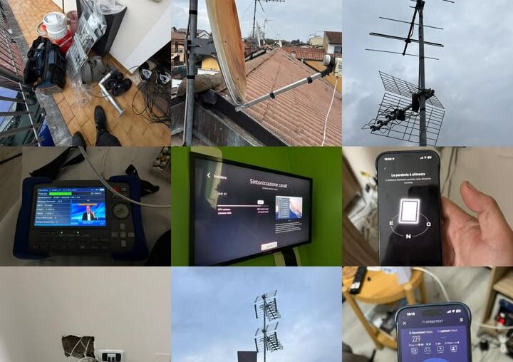 Intervento tecnico a Carugate – Impianto TV & Internet...