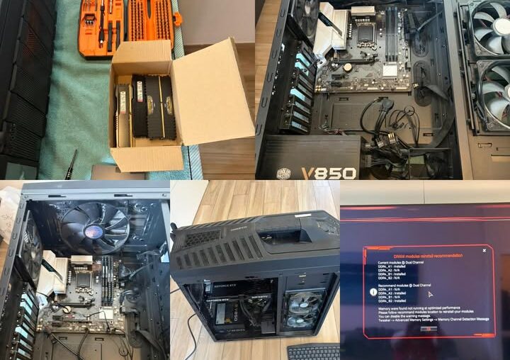 Assemblaggio PC a domicilio completato a Milano! Un nostro...