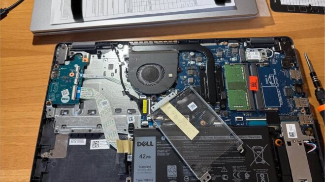 Dati salvati da un notebook guasto — nessun file..