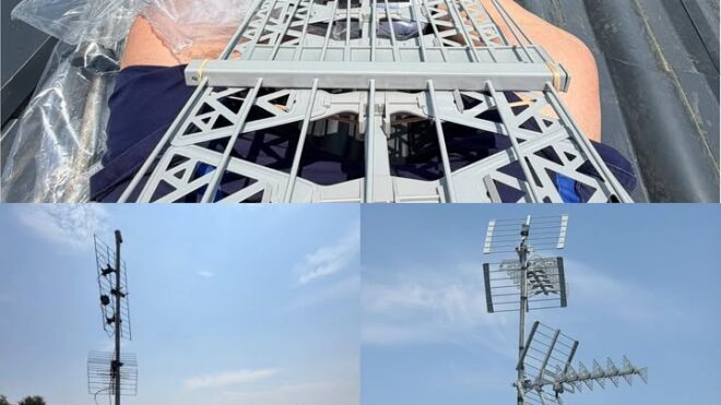 Impianto antenna completamente rinnovato a Ossona — antenne, cavi...