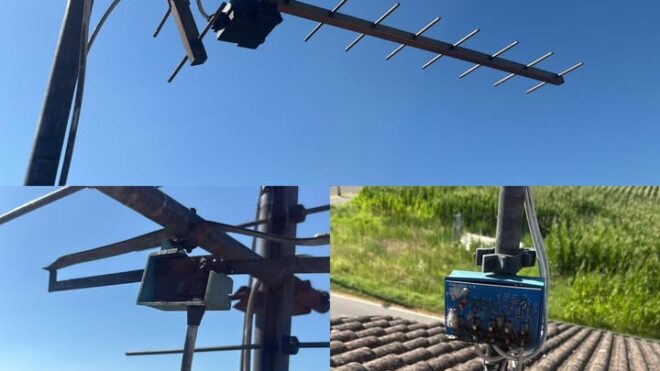 Impianto antenna rifatto a Vidigulfo — antenne rotte e...