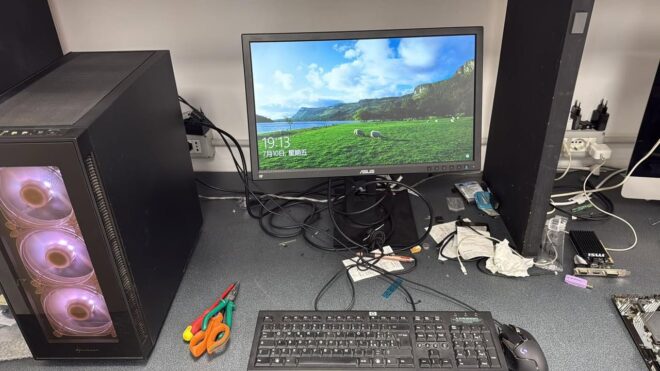 PC gaming riparato a Milano — scheda madre sostituita...