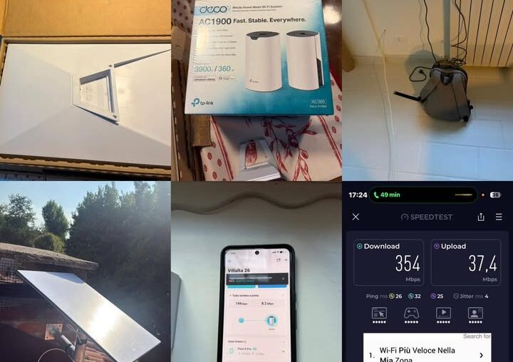 Internet velocissimo in cascina a Rozzano — Starlink installato...