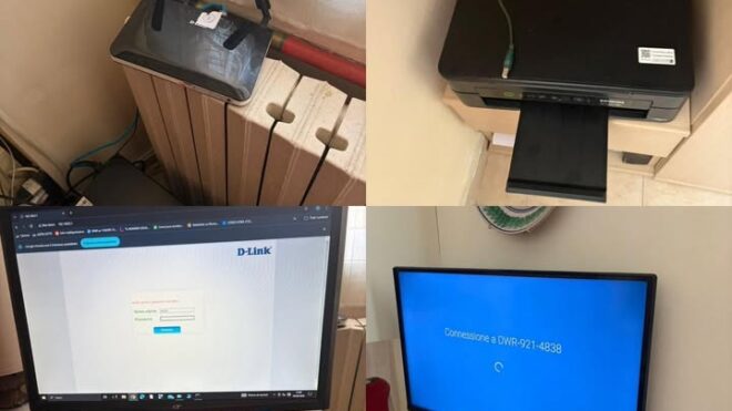 Modem 4G e stampante WiFi configurati a domicilio a...