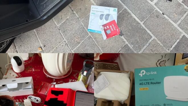 Videosorveglianza installata a Bollate — 4 telecamere WiFi 2K...
