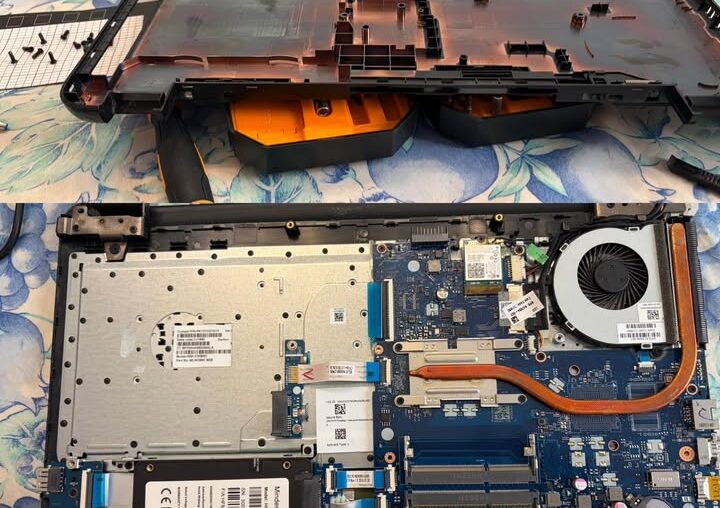 💻 Notebook HP con schermo nero a Milano — disco...