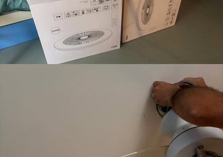 💡 Due pale a soffitto sostituite con lampadari LED dimmerabili...