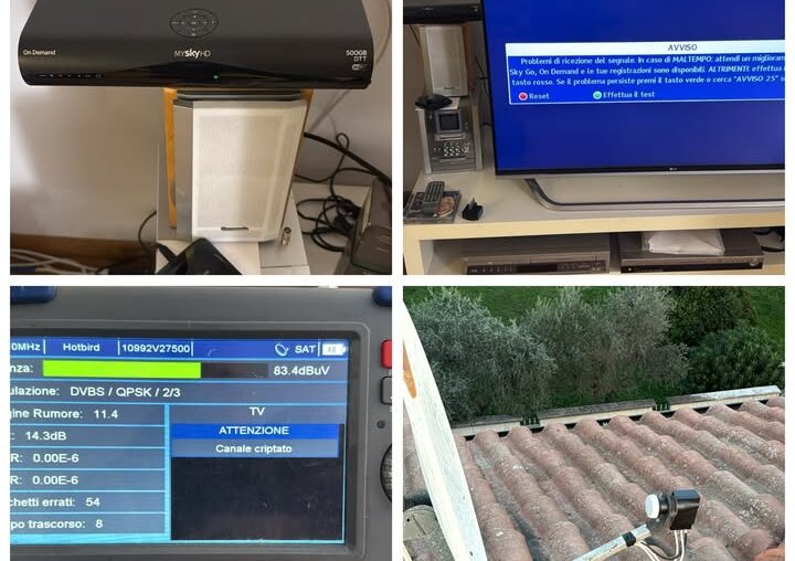 📡 Segnale Sky ripristinato a Carugate: nuovo LNB a 3...